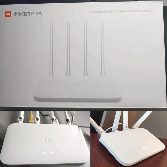 Alt view image 5 of 5 - Mi Router 4A Wireless WiFi 2.4GHz 5.0GHz Dual Band 1167Mbps WiFi Repeater 4 Antennas Through-wall 64MB Network Extender