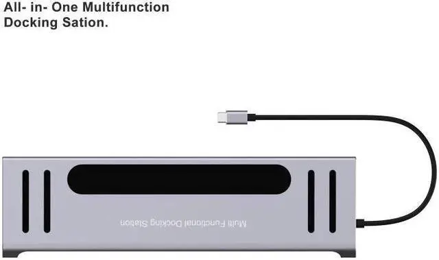 Main image of 12-in-1 Docking Station USB C to  USB 3.0 Hub SD TF Dock Station for MacBook Dell   Type C Laptop Docking Station