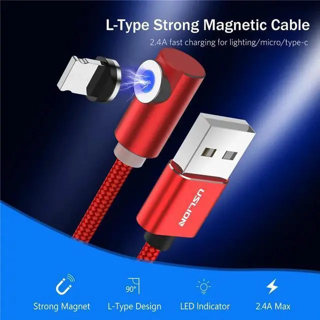 Alt view image 2 of 5 - Magnetic Micro USB Cable Type-c Charging Charge For  Magnet Charger Adapter Type C android Mole Cables Cord