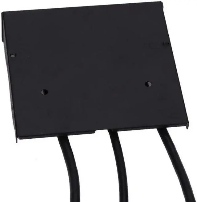 Alt view image 5 of 5 - Floppy Expansion Front Panel 3.5" 20Pin to 2 USB 3.0 Port HUB + HD Audio  add 2xUSB3.0-Port Hub and HD Audio Port to Desktop