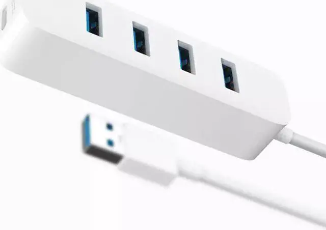 Alt view image 2 of 5 - USB3.0 Hub 4 Ports with Stand-by Power Supply Interface USB Hub Extender Extension Connector Adapter For Tablet Computer