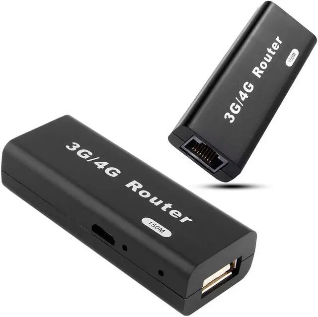 Alt view image 2 of 5 - New Mini Portable 3G/4G WiFi Router Wireless Usb Wlan 4G Hotspot 150Mbps RJ45 USB WiFi Router For iOS Android Mobile Phone