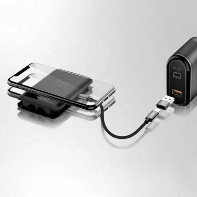 Alt view image 3 of 5 - Charger LED Light Urban Survival Card Universal Travel Slot Cable Storage Portable Multifunctional With Conversion Head