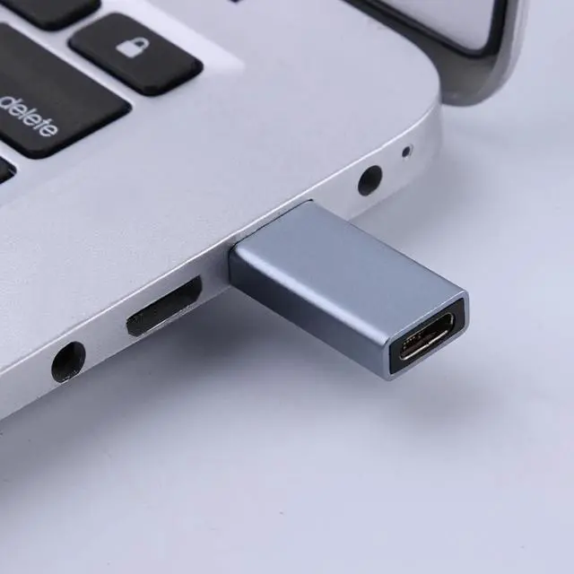 Alt view image 4 of 5 - C Hub Type C -C Female to 3.0 Male Port Type A Adapter Metal OTG Converter Connector for Android Smartphones