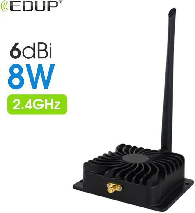 Alt view image 2 of 5 - EP-AB003 2.4Ghz 8W 802.11n Wireless Wifi Signal Booster Repeater Broadband Amplifiers for Wireless Router wireless adapter