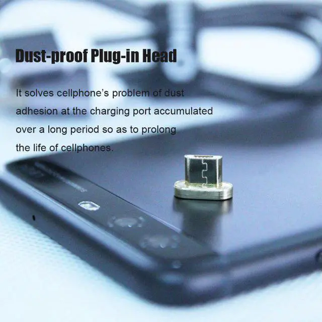 Alt view image 5 of 5 - Micro USB Magnetic Adapter For Moto Cable, Magnetic Charging For HTC Sony Xperia MEIZU LG Cable