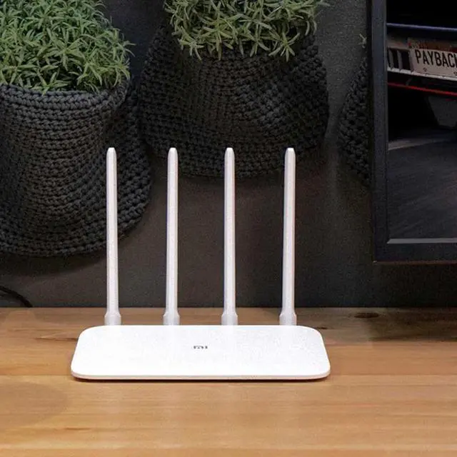 Alt view image 4 of 5 - Mi Router 4A Gigabit Version 2.4GHz 5GHz WiFi 1167Mbps WiFi Repeater 128MB DDR3 High Gain 4 Antennas Network Extender