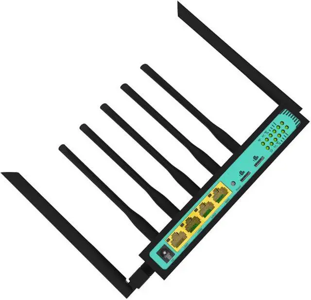 Alt view image 4 of 5 - 3g 4g wifi router dual sim slot industrial 4g lte modem router with sim card slot 300Mbps broadband VPN router wireless