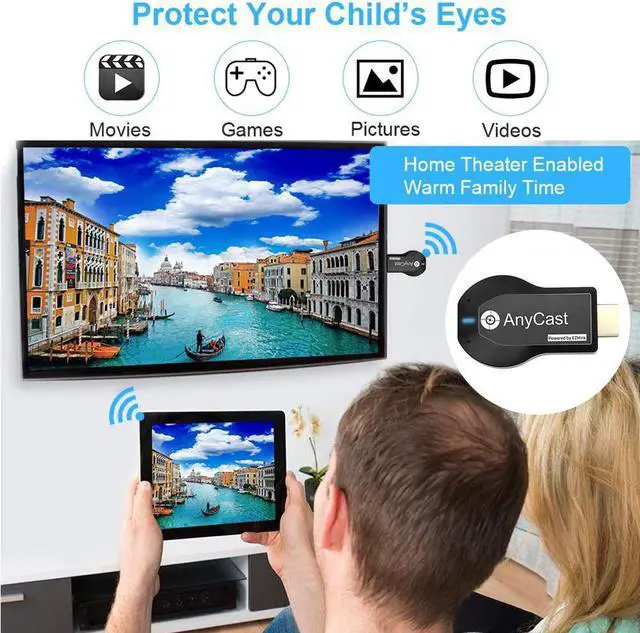 Alt view image 5 of 5 - wifi display dongle adapter for Ezcast Airplay DLNA Miracast TV stick Receiver Support Netflix windows ios andriod
