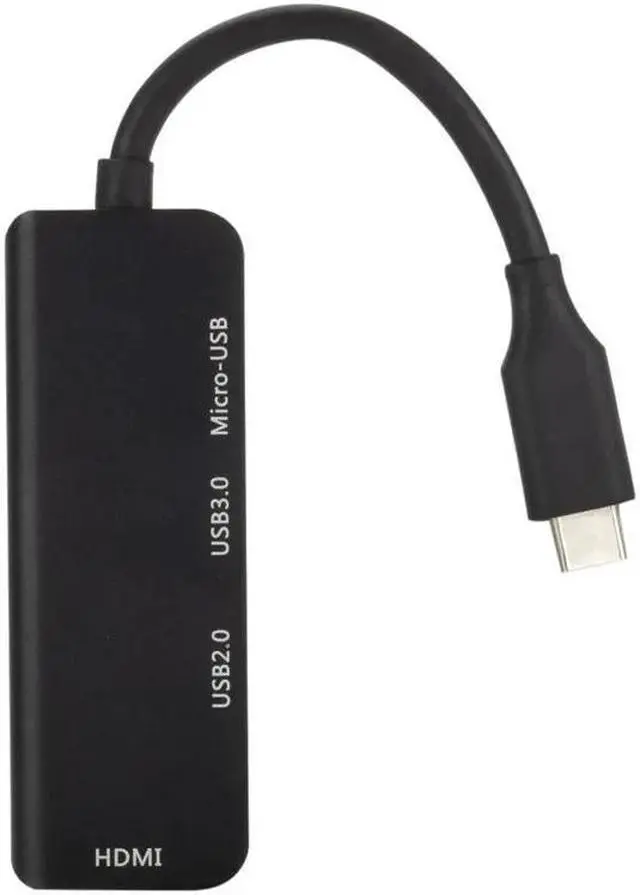 Alt view image 3 of 5 - C to HDMI USB 3.0 2.0 Micro USB Charging 4 Port  C HUB Laptop Adapter for  Laptop S8 S9 Plus Note 9 USB Splitter