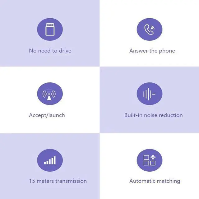 Alt view image 3 of 5 - 5.0 Receiver Transmitter Adapter Two In One Wireless Audio Adapter Portable Noise Reduction HIFI Sound Quality Adapter