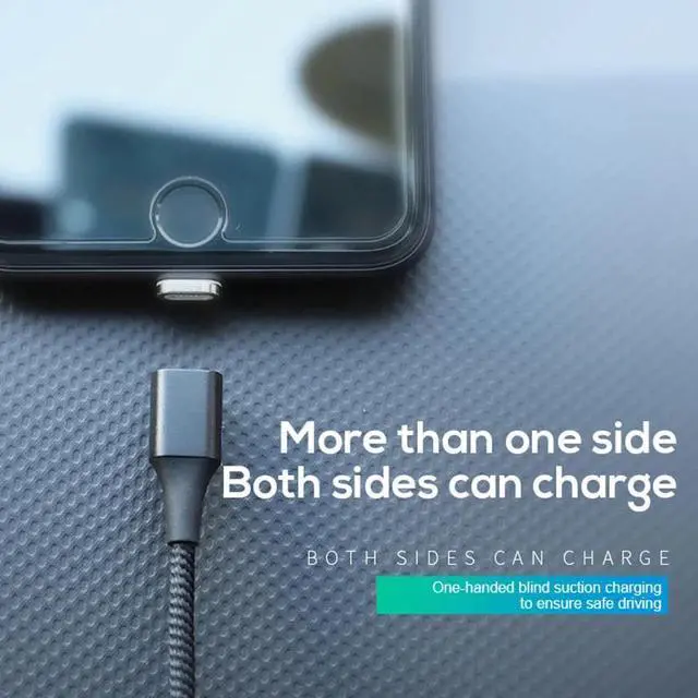 Alt view image 5 of 5 - 1m Micro Usb Type C Magnet Cable 5A Magnetic Charging Cable for  Xperia Z3  Redmi Note 9 Pro  Super Charge Cable