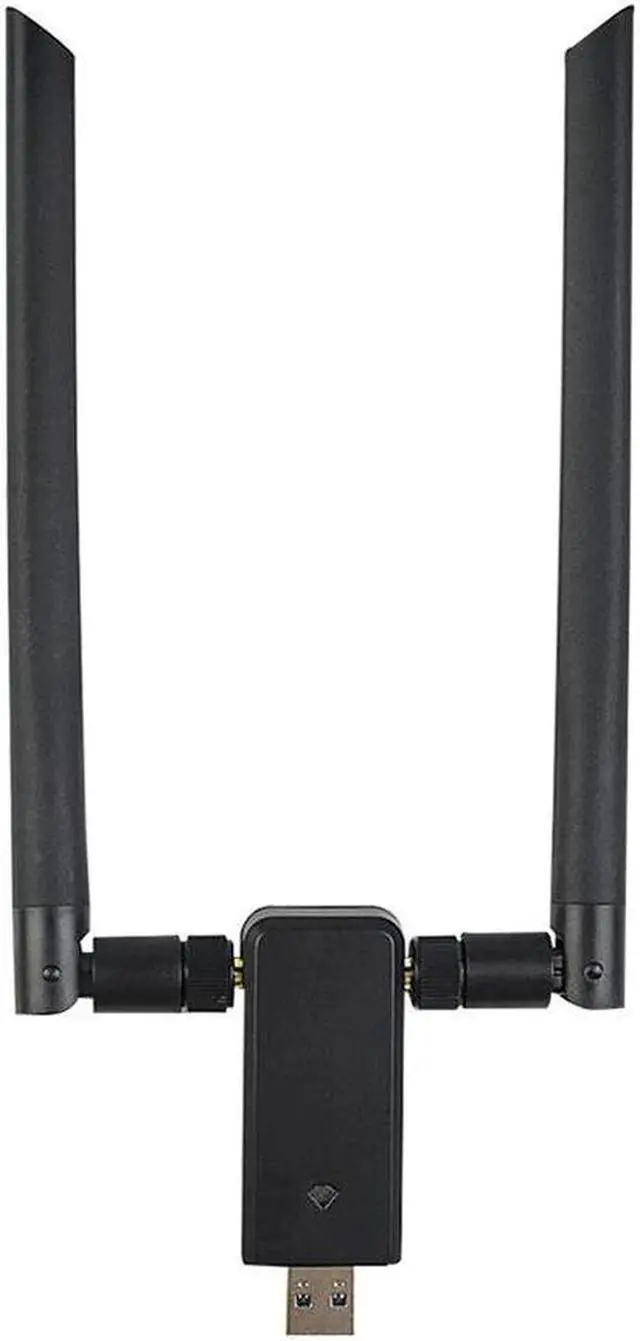 Alt view image 3 of 5 - 1200mbps Long Range Dual Band 5ghz Wireless USB 3.0 Wifi Network Adapter Antennas for Home Office Desktop Laptop PC 802.11n 2.4G