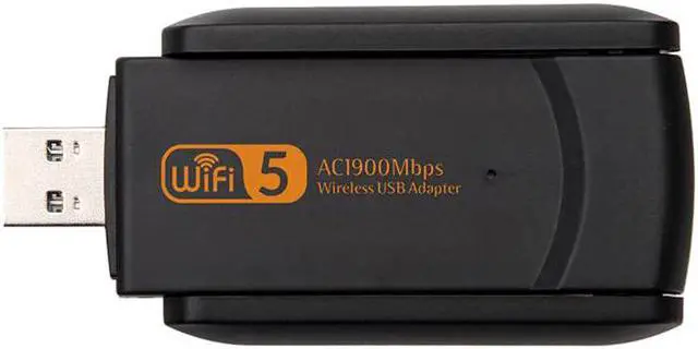 Alt view image 4 of 5 - Wifi Adapter 1200Mbps 1900Mbps Dual Band 2.4Ghz + 5.8Ghz Wi-fi Dongle 802.11AC Network Card USB 2 Antennas Hi-Speed