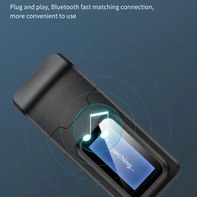 Alt view image 5 of 5 - 2in1 USB Dongle Bluetooth 5.0 Transmitter Receiver LCD Display Mini 3.5MM AUX RCA Stereo Audio Wireless Adapter For PC TV Car