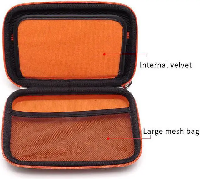 Alt view image 4 of 5 - Digital Bag for Nintendo new 3DS XL/ LL Storage Case EVA Protector Hard Disk SSD Power Bank Travel Protecting Carry Bag