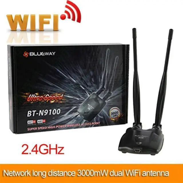 Alt view image 4 of 5 - power Blueway N9100 Wi-Fi Password Cracking Decoder Free Wireless WiFi USB Adapter