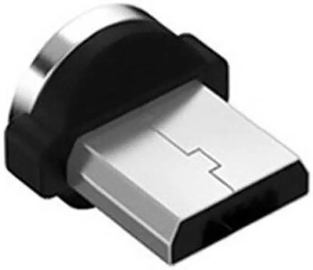 Alt view image 2 of 5 - 5pcs 360 Degree Rotation  Transfer Converter Charging Cable Adapter Durable Magnetic Tips Micro USB Replacement Parts