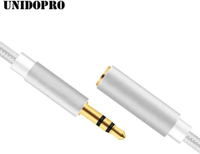 Alt view image 2 of 5 - 1M/3FT Jack 3.5 mm Male to Female Extension Cable for  Zuk Edge L , Z1, Z2 , Z2 Pro Vibe C2 P1 P2 K5 Plus X3 K6 K3 Note