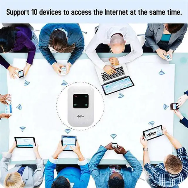 Alt view image 4 of 5 - Portable Hotspot 4G Lte Wireless Mobile Router Wifi Modem 150Mbps 2.4G Wifi Box  Terminal Box Wifi Wireless Router