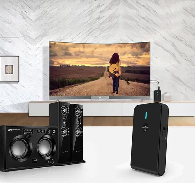 Alt view image 3 of 5 - Wireless Bluetooth 5.0 Adaptr 2 In 1 Receiver Audio Transmitter Close To APTX Low Latency For Mp3 Stereo Music 3.5mm AUX