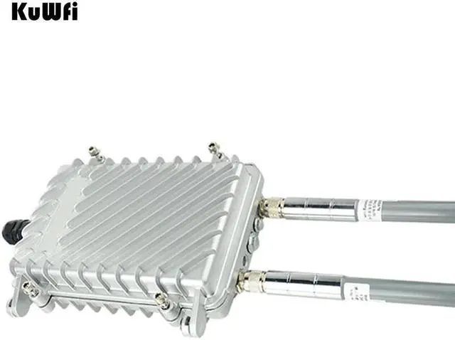 Alt view image 2 of 5 - Performance Outdoor Wireless Router CPE 500mW 300Mbps Base AP Dual 8dBi FRP Antenna WIFI Extending Network Bridge