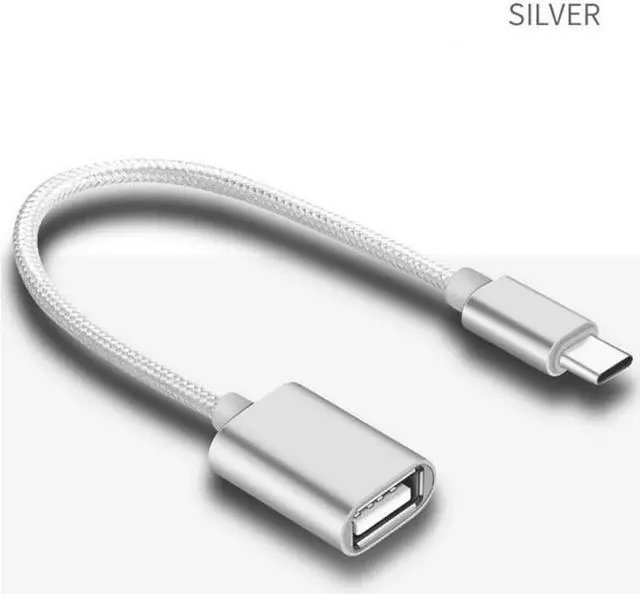 Alt view image 2 of 5 - Type C OTG Cable 3.1 Male to  3.0 A Female Fast charging Converter  Adapter  Cable For