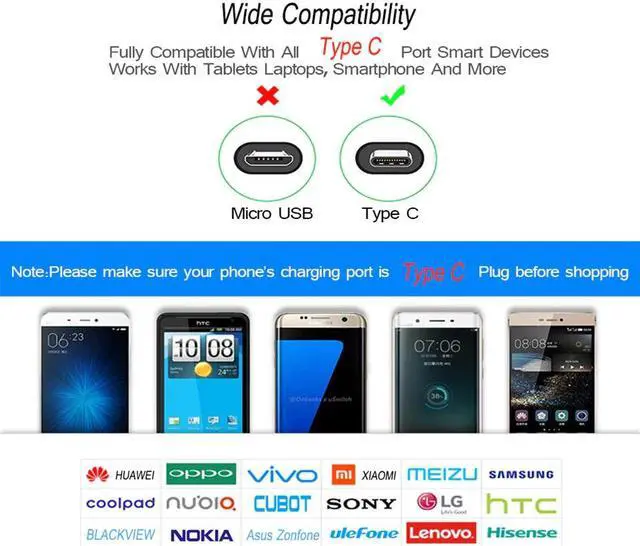 Alt view image 4 of 5 - Type C Cable Fast Charging Led Light Cable Cord for  Galaxy Note 10 S10 Lite A71 A51 S20+ 5G Cavo c Kabel 2meter