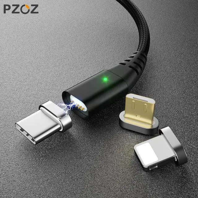 Main image of Magnetic USB c Cable Micro Usb Cable Fast Charging Microusb Type c cable Magnet Charger For iphone 11  redmi note 9s