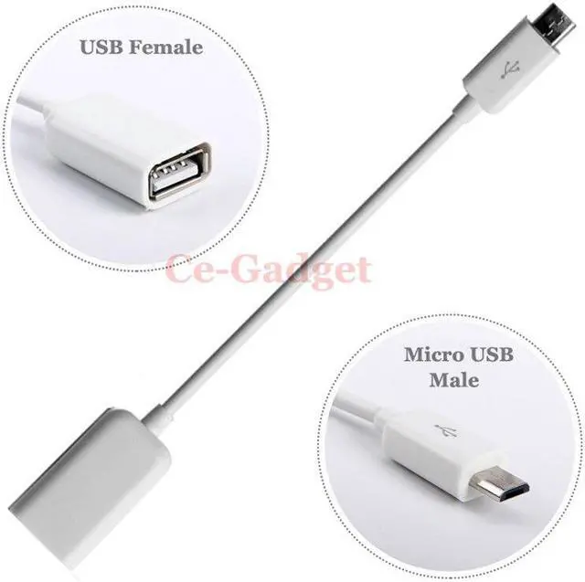Alt view image 5 of 5 - USB 2.0 OTG Cable Adapter for Sony Xperia Z5 Premium/Z4/Z3/Z3v/Z3 Mini/ Z2a/Z1s Z2 for LG G4 3 2  USB Host Converter