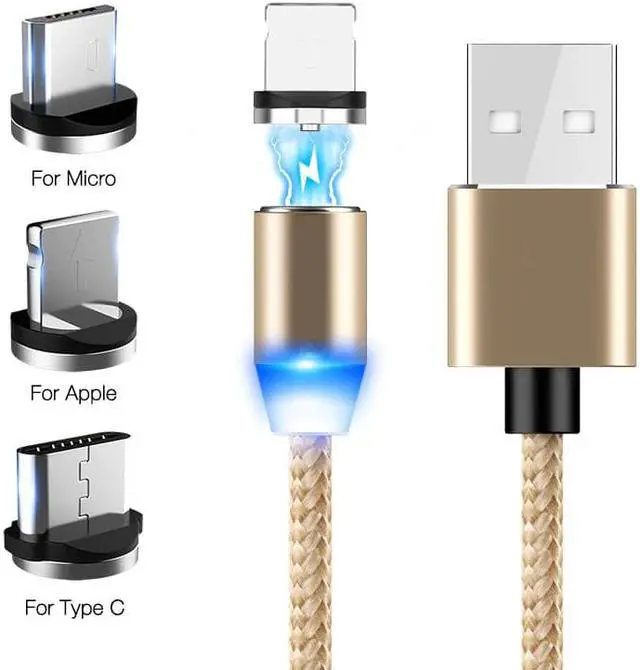 Main image of Magnetic Cable Micro USB Type C Cable For iPhone 11    Fast Charging Magnetic Charger USB C Cables 1M