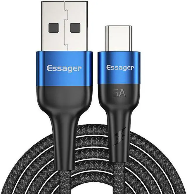 Alt view image 3 of 5 - Charging Cable Date Cable 5A USB Type-C Fast Charging Cable  USB Type C Cable USB-C Mole Phone Super Fast Charging