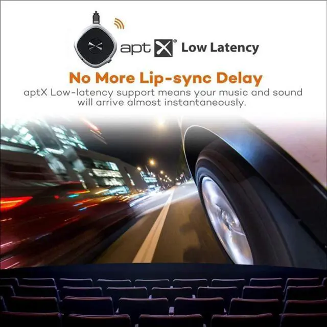 Alt view image 3 of 5 - Bluetooth 5.0 Audio Receiver Transmitter Aptx HD Low Latency 3.5mm Aux RCA Wireless Adapter With Mic for TV PC Headphones