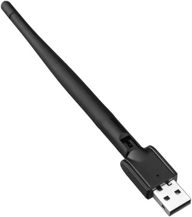Alt view image 2 of 5 - Adapter Mini Wifi Dongle Wireless WiFi Network Card 150M  2.0 802.11 B/g/n LAN Antenna Adapter Black For Laptop PC