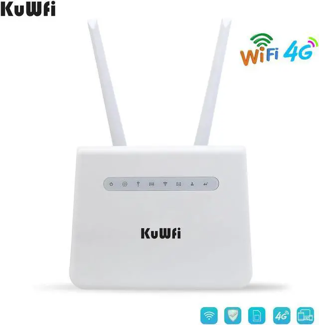 Main image of 4G Wifi Router 150Mbps LTE CPE  CAT4 4G SIM Card Router Mobile Wifi Hotspot Support 4G to LAN Port 32 WiFi Users