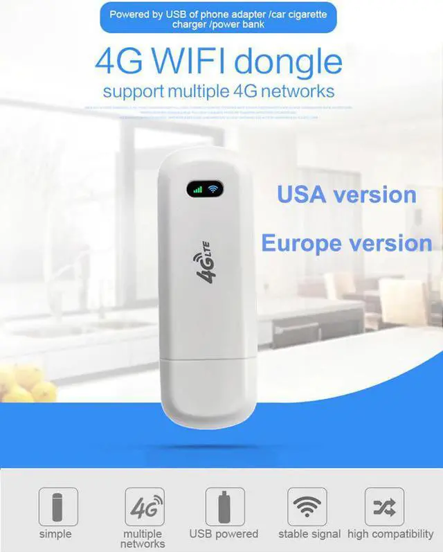 Main image of 3G/4G WiFi Router 4G dongle Mobile Portable Wireless LTE USB modem dongle nano SIM Card Slot pocket hotspot