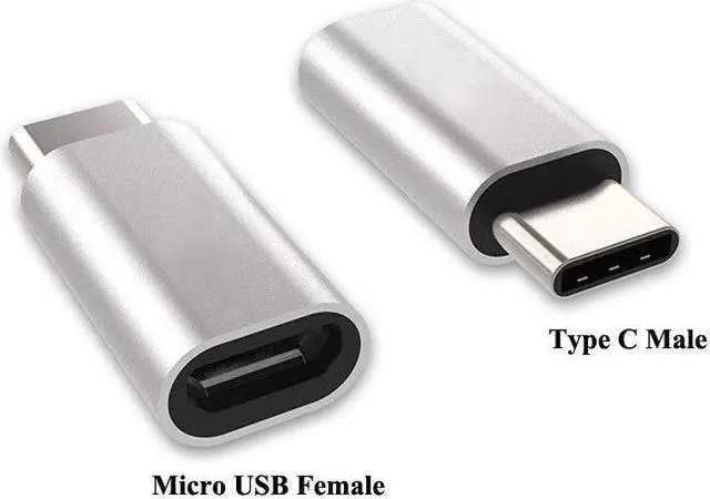 Alt view image 2 of 5 - Type C Male to Micro  Female Adapter for  ZenFone 4 Pro ZS551KL / Zenfone 4 ZE554KL -C to V8 Cable Converter