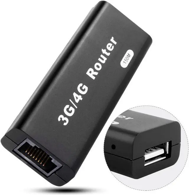 Alt view image 3 of 5 - New Mini Portable 3G/4G WiFi Router Wireless Usb Wlan 4G Hotspot 150Mbps RJ45 USB WiFi Router For iOS Android Mobile Phone
