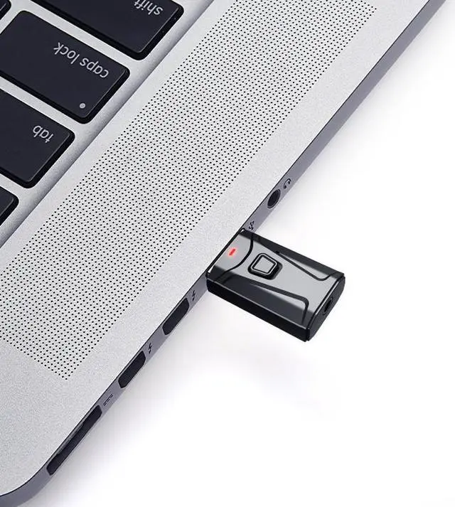 Alt view image 5 of 5 - Bluetooth 5.0 Transmitter Receiver 3.5mm Aux USB Mini 4 In 1 Wireless Stereo Audio Adapter For Home TV/Car/PC
