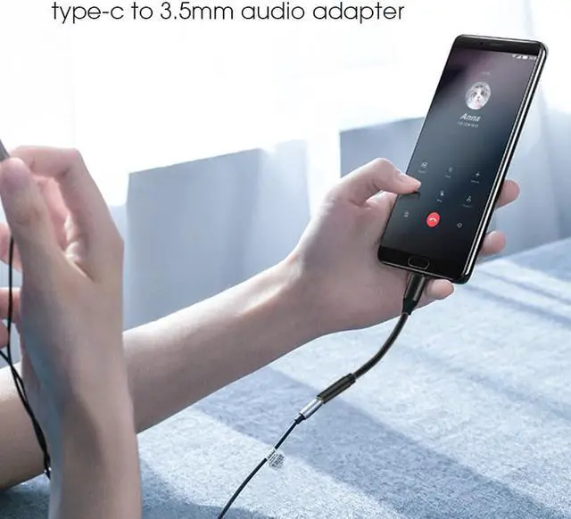 Alt view image 4 of 5 - 1pc USB3.1 Type C Male To 3.5mm Jack Female Headphone Speaker Microphone Audio Aux Cable Adapter for  P20 P30 Pro