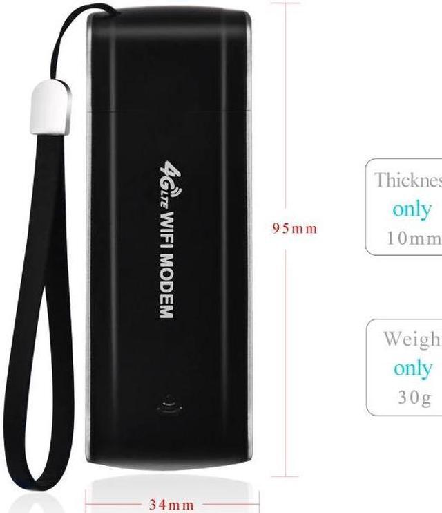 Alt view image 2 of 5 - 4G USB Wifi Router Unlocked Pocket Network Hotspot FDD LTE  EVDO Wi-Fi Routers Wireless Modem with SIM Card Slot