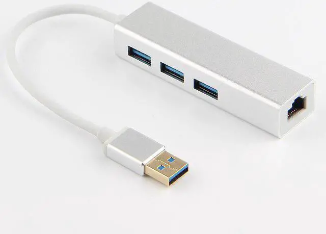 Alt view image 4 of 5 - USB HUB USB 3.0 To Gigat Ethernet Adapter RJ45 Dock Multi Port For PC Computer Laptop Accessories usb3.0 Hub