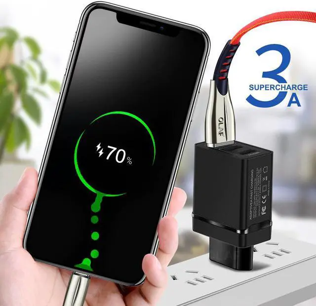 Alt view image 5 of 5 - 5A USB Type C Cable Fast Charging USB C  Cord Phone Charger For  S9 S8 Note 9 8  P20 pocophone F1 Type-C Cable