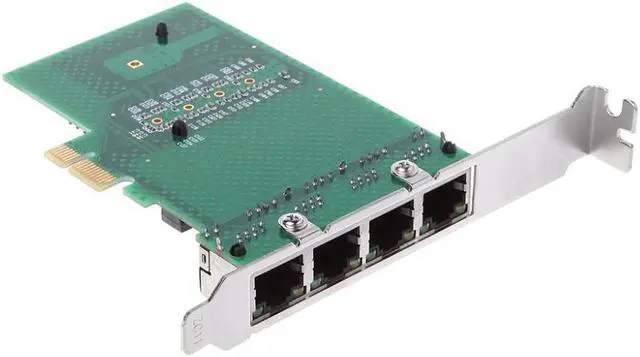 Alt view image 5 of 5 - PCI Express 10/100/1000M to 4 Port 4x Gigabit Card Ethernet Network Adapter
