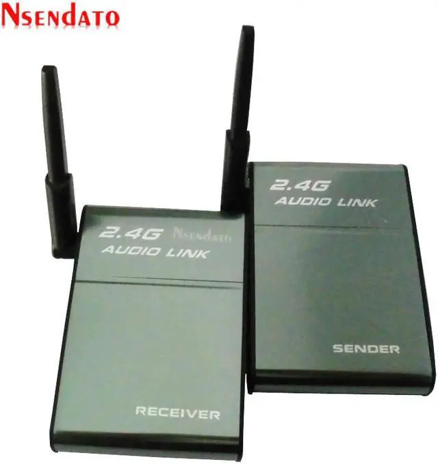 Alt view image 4 of 5 - Portable Universal 200M 2.4GHz ISM Wireless Speaker Adapter Hi-Fi Digital Stereo Transmitter Receiver Audio Music Box