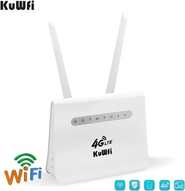 Alt view image 3 of 5 - 4G LTE Router CPE support SIM card Lan port 300Mbps 4G LTE CPE Mobile WiFi Wireless Router work with 32 WiFi Users