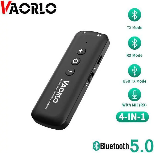 Main image of Bluetooth 5.0 Receiver Transmitter Stereo Wireless Audio Adapter With Mic Handsfree Calling USB 3.5mm AUX RCA Low latency