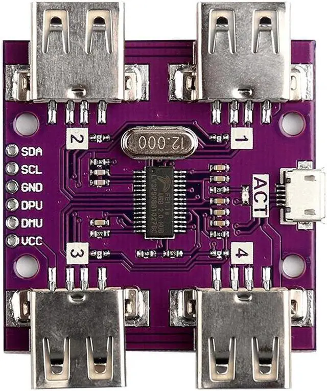 Alt view image 3 of 4 - 2.0 HUB 4-Port  High Speed Controller Module For Arduino