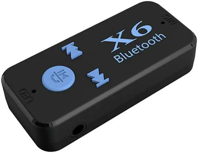 Alt view image 5 of 5 - Mini Wireless Bluetooth Receiver 3.5mm Jack Car AUX Audio  Adapter Hands- Car Kits TF Card Play Mp3 Music Receiver