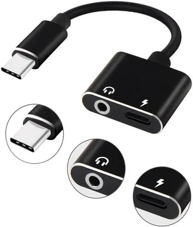 Alt view image 4 of 5 - Cable Converter Charging Splitter Headphone Adapter for   Converter Charging Splitter Headphone Adapter